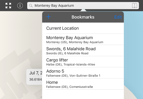 map-bookmark-editing